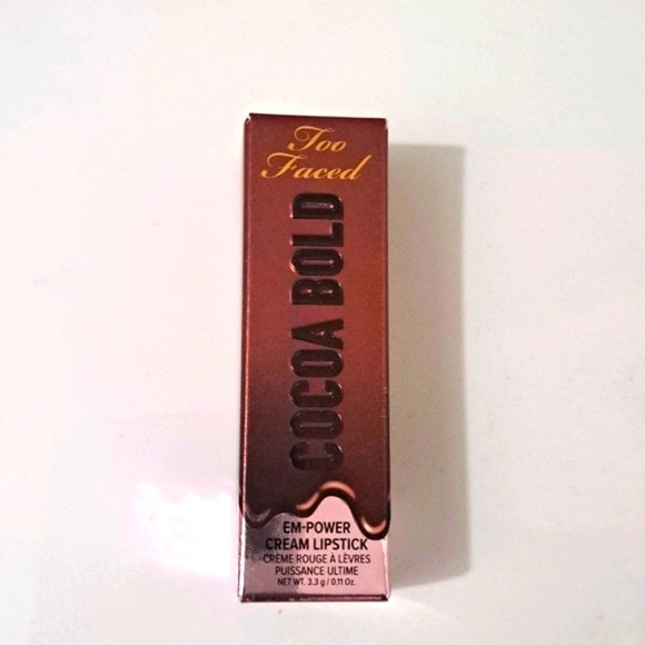 New!  Too Faced Cocoa Bold Cream Lip Stick - Picture 3 of 5